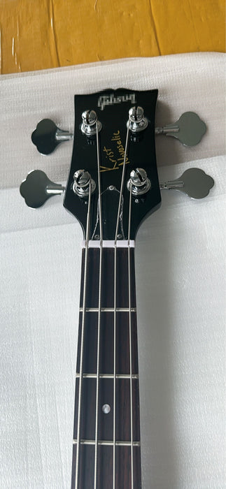 4 Strings All Black Electric Bass Guitar (ZQN-725)