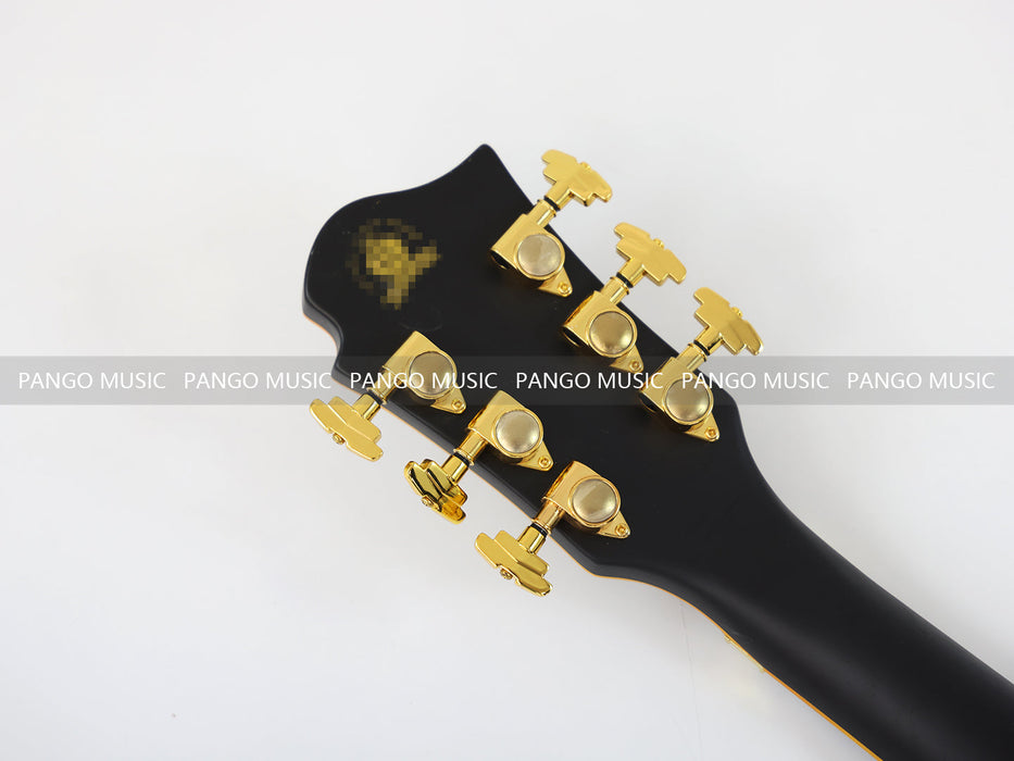 PANGO MUSIC All Black Electric Guitar with Active Electronics (GKS-110)