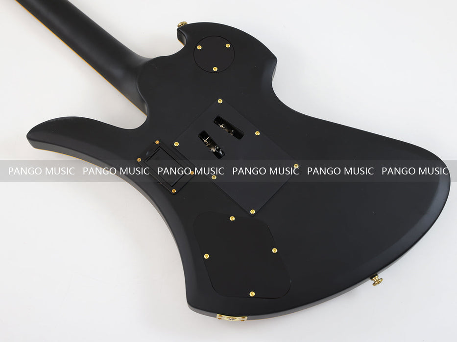 PANGO MUSIC All Black Electric Guitar with Active Electronics (GKS-110)