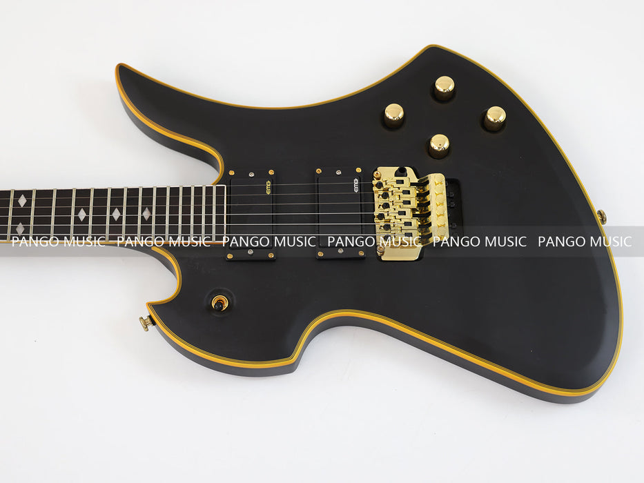 PANGO MUSIC All Black Electric Guitar with Active Electronics (GKS-110)