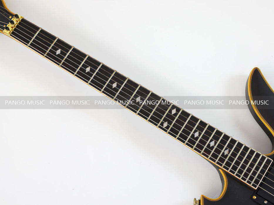 PANGO MUSIC All Black Electric Guitar with Active Electronics (GKS-110)