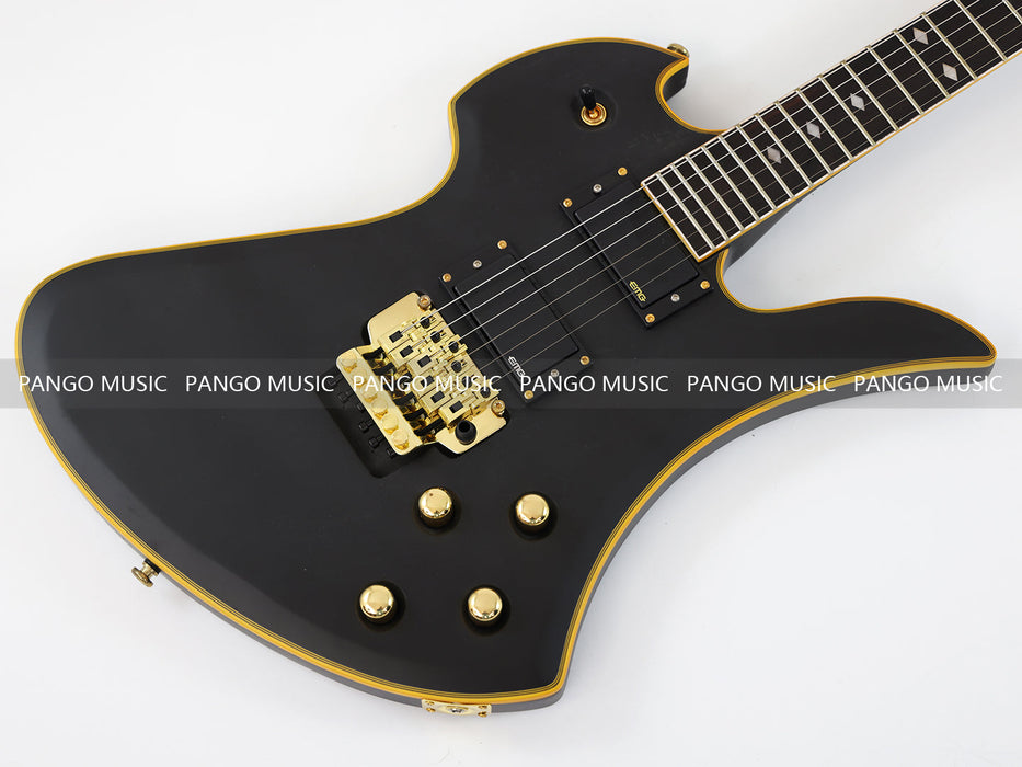 PANGO MUSIC All Black Electric Guitar with Active Electronics (GKS-110)