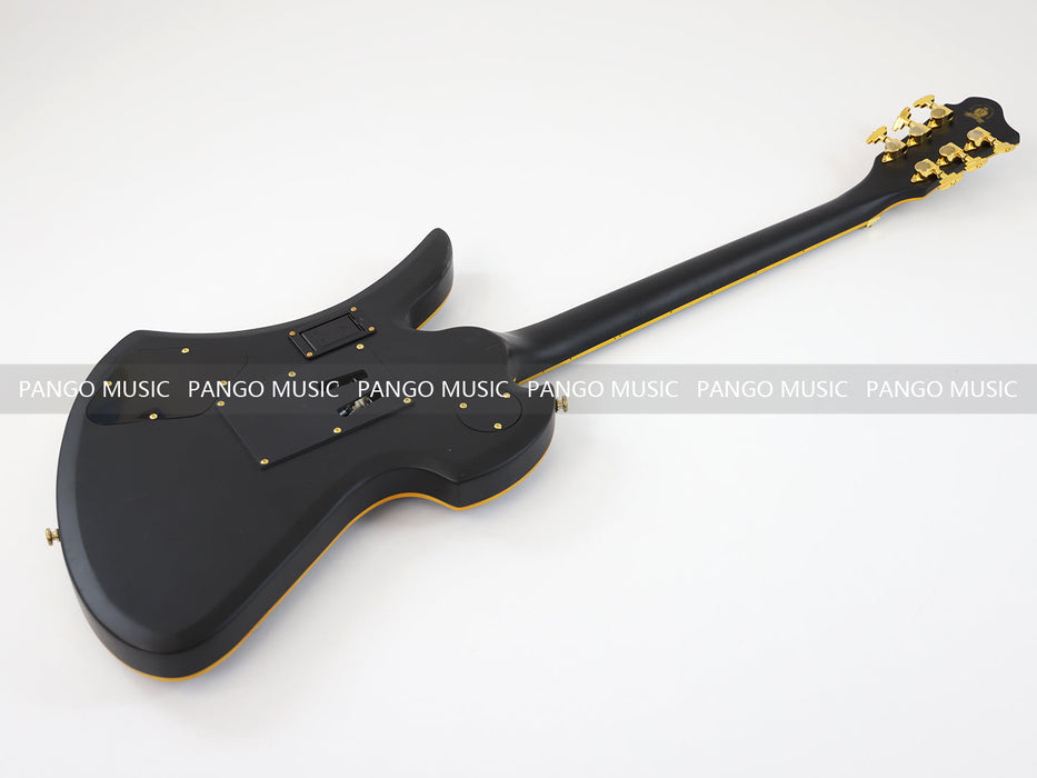 PANGO MUSIC All Black Electric Guitar with Active Electronics (GKS-110)