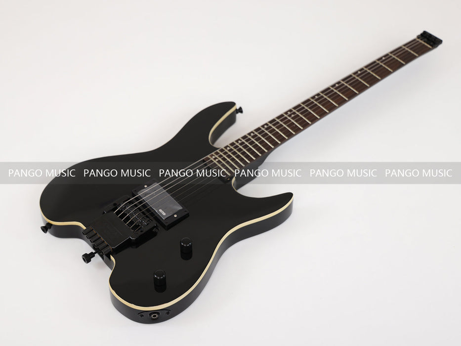 PANGO MUSIC All Black Headless Electric Guitar (GKS-039)