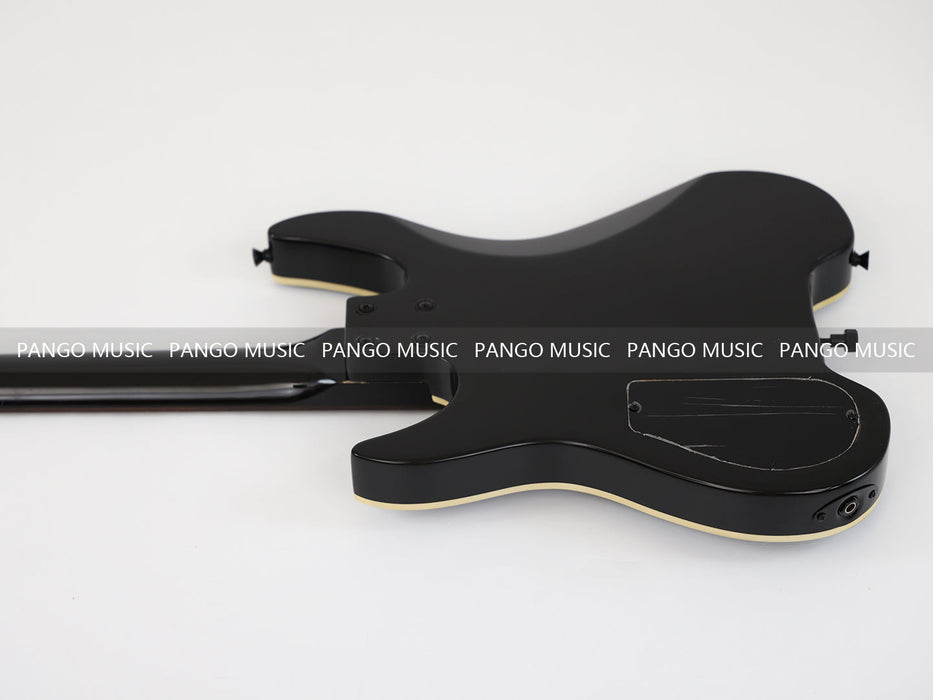 PANGO MUSIC All Black Headless Electric Guitar (GKS-039)