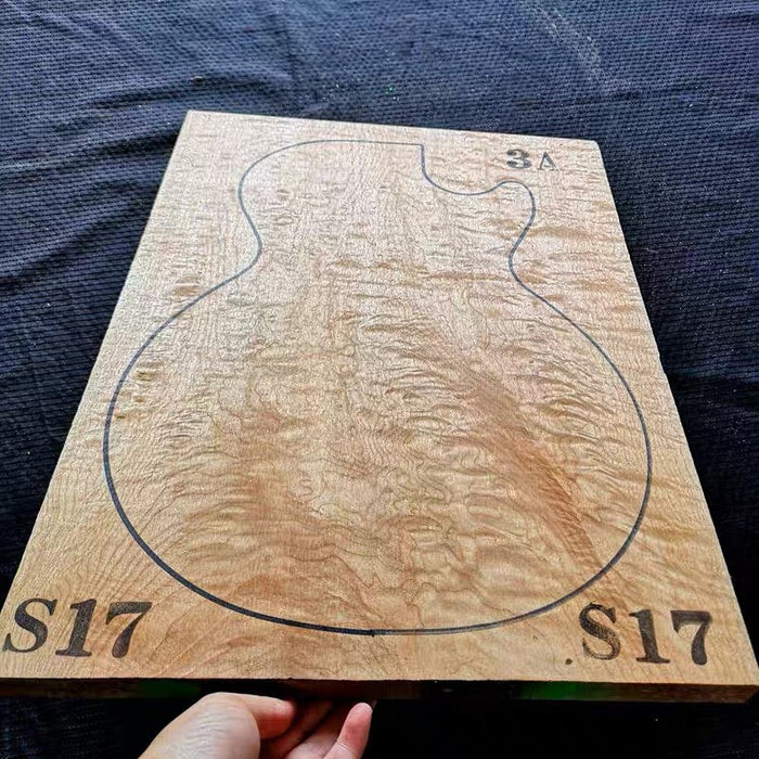 Solid Wood Quilted Maple Top (500*380*25 mm)