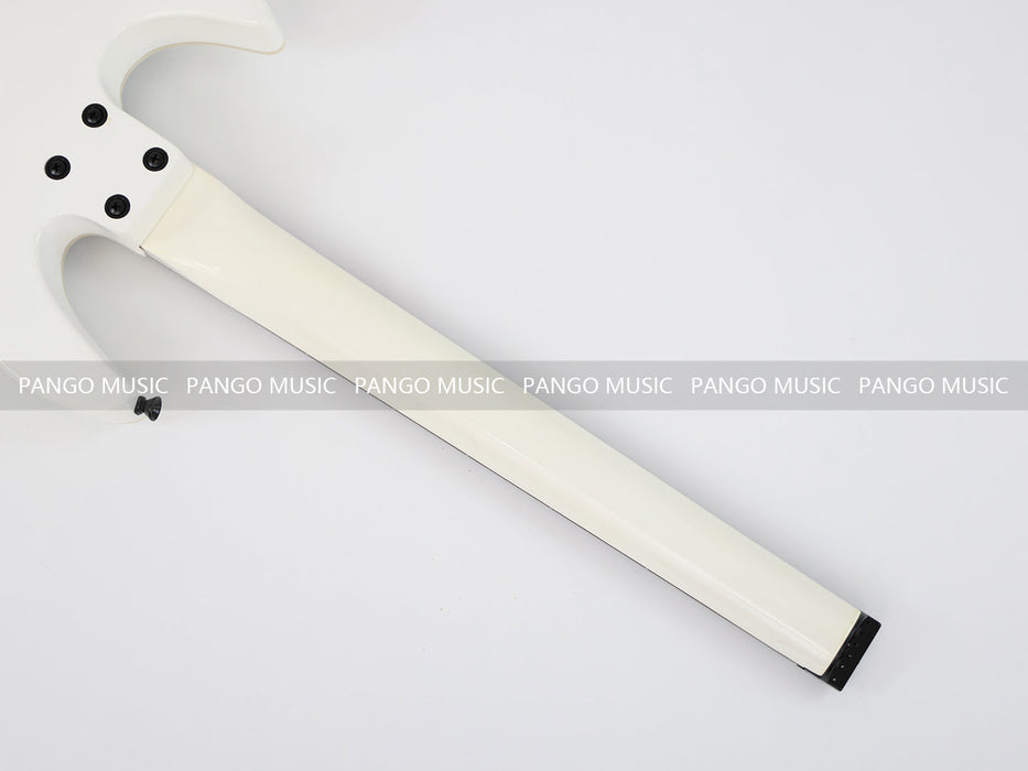 PANGO MUSIC All White Headless Electric Guitar (GKS-035)