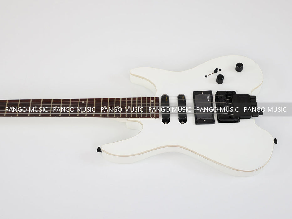 PANGO MUSIC All White Headless Electric Guitar (GKS-035)