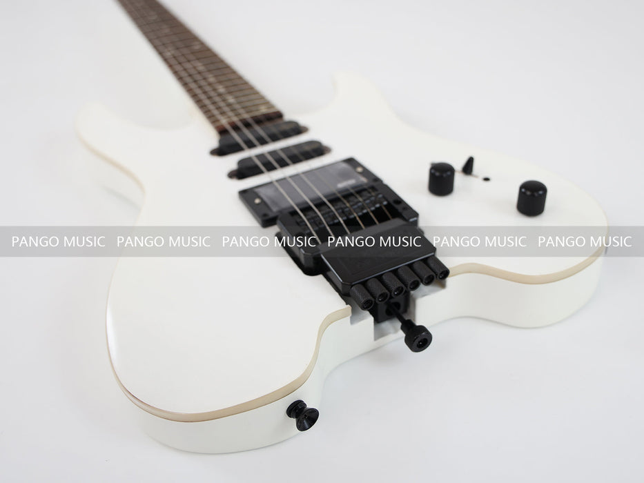 PANGO MUSIC All White Headless Electric Guitar (GKS-035)