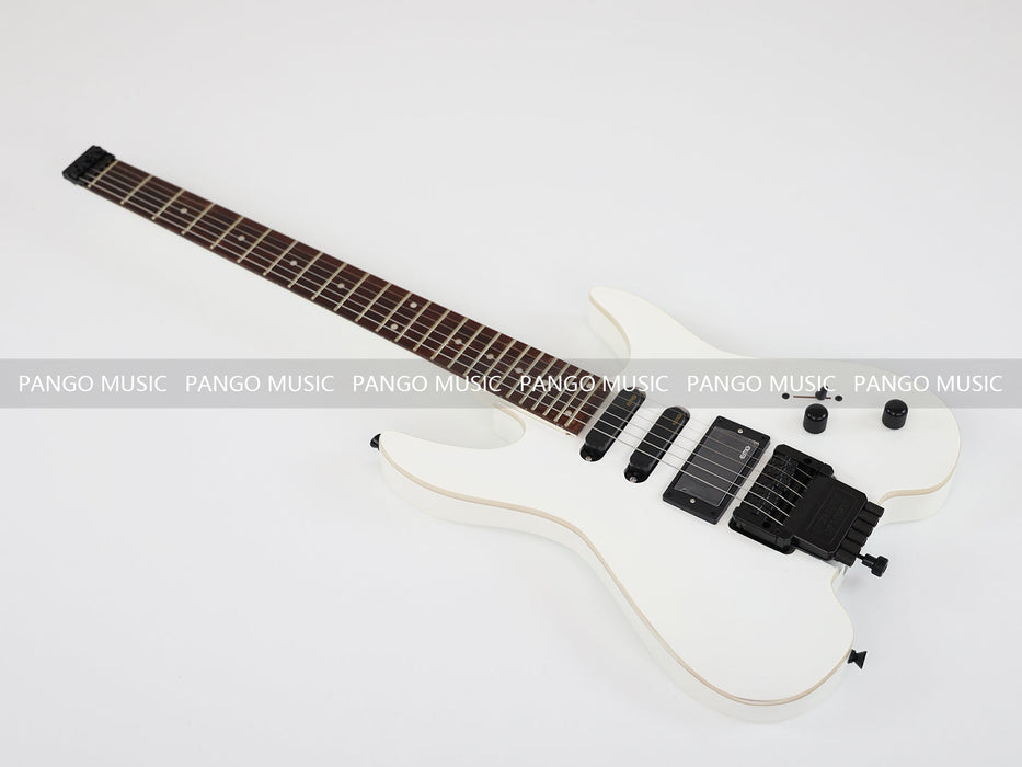 PANGO MUSIC All White Headless Electric Guitar (GKS-035)