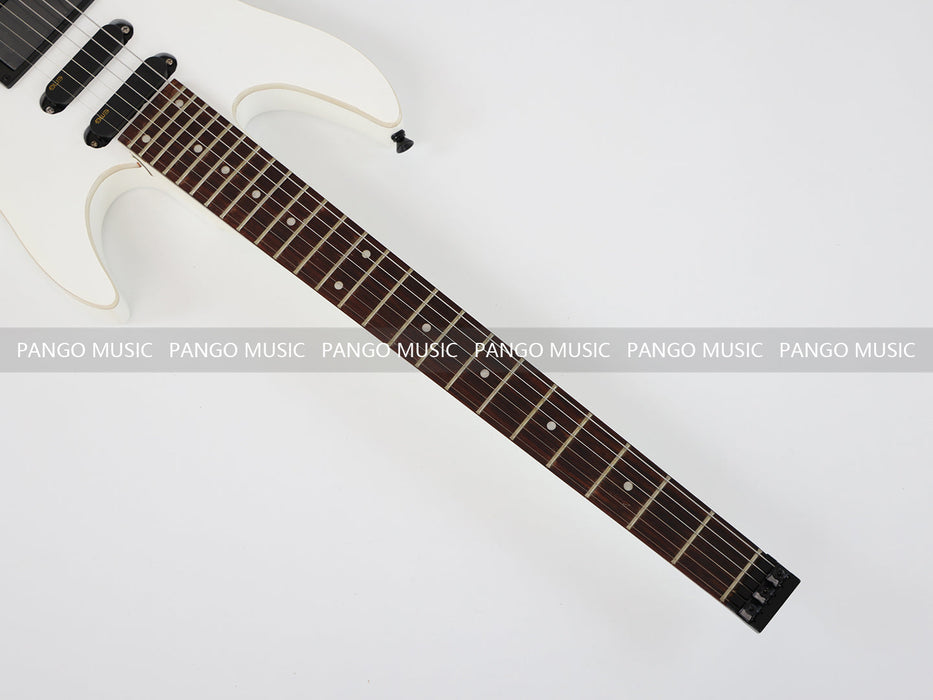 PANGO MUSIC All White Headless Electric Guitar (GKS-035)