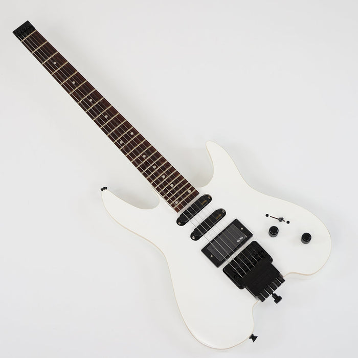 PANGO MUSIC All White Headless Electric Guitar (GKS-035)