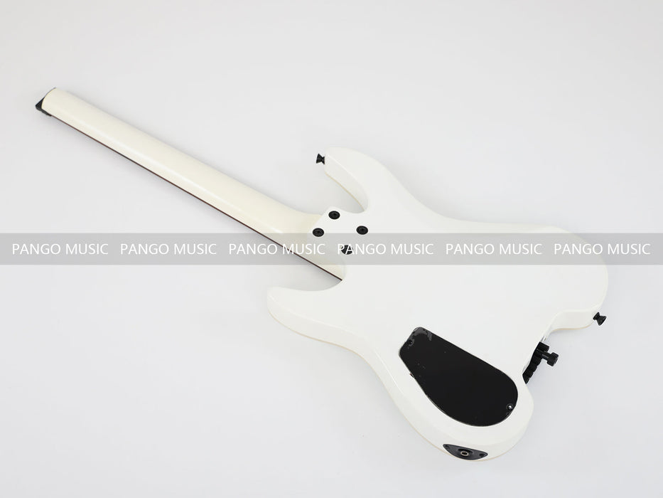 PANGO MUSIC All White Headless Electric Guitar (GKS-035)