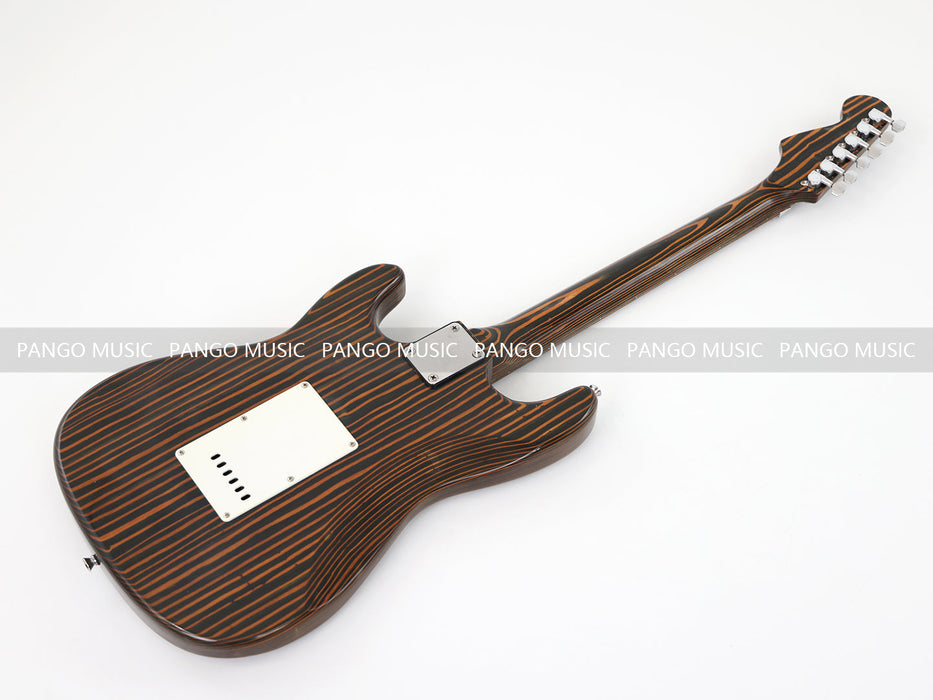 PANGO MUSIC All Zebrawood ST Style Electric Guitar (GKS-130)