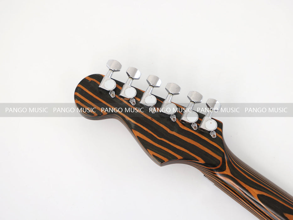 PANGO MUSIC All Zebrawood ST Style Electric Guitar (GKS-130)