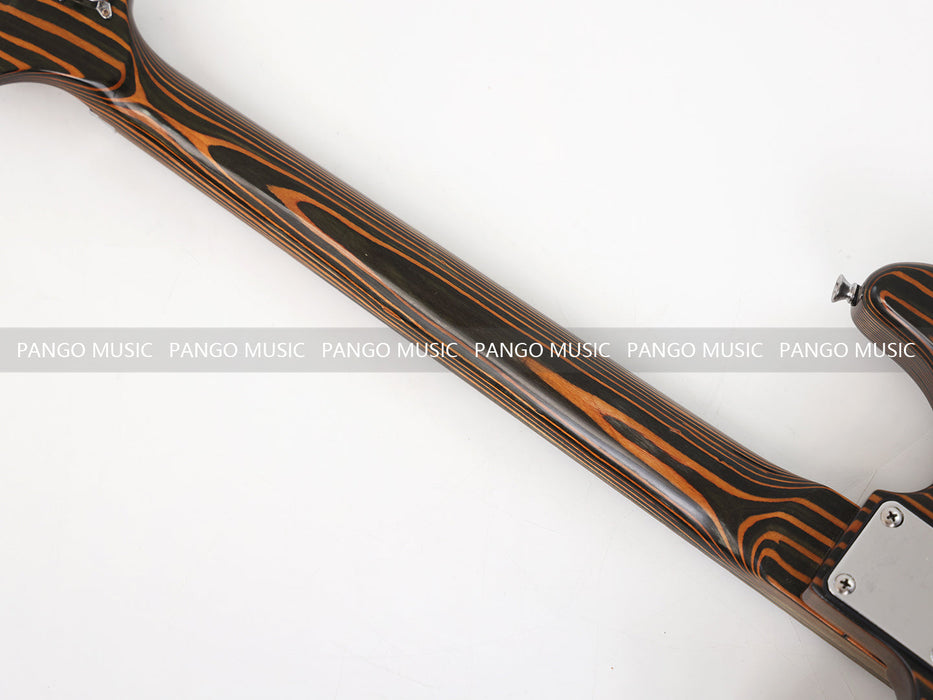 PANGO MUSIC All Zebrawood ST Style Electric Guitar (GKS-130)