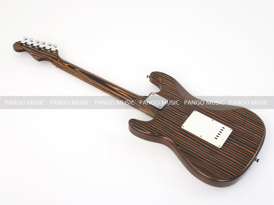 PANGO MUSIC All Zebrawood ST Style Electric Guitar (GKS-130)