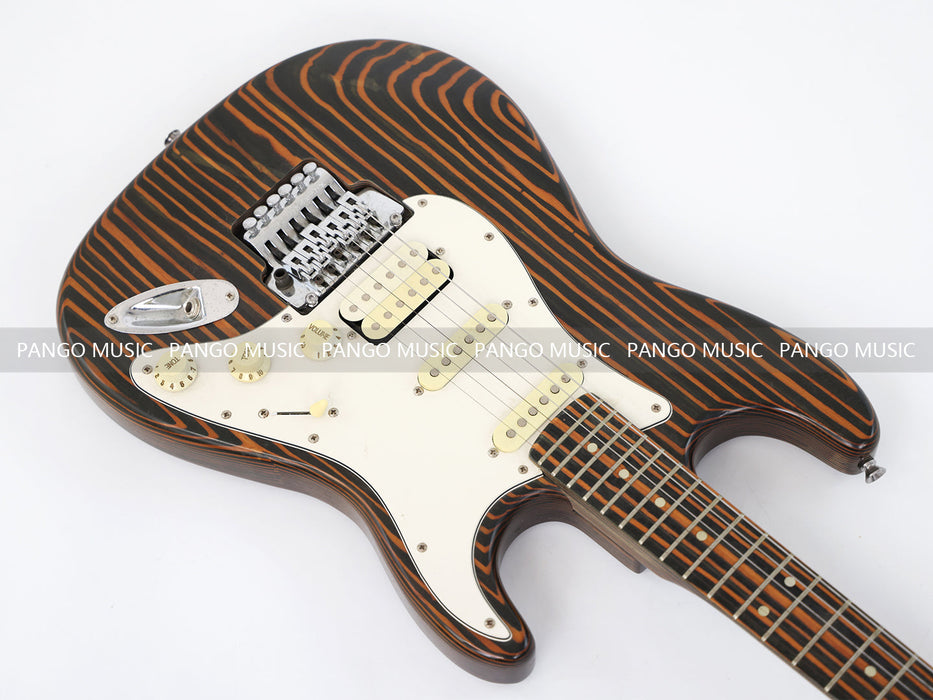 PANGO MUSIC All Zebrawood ST Style Electric Guitar (GKS-130)