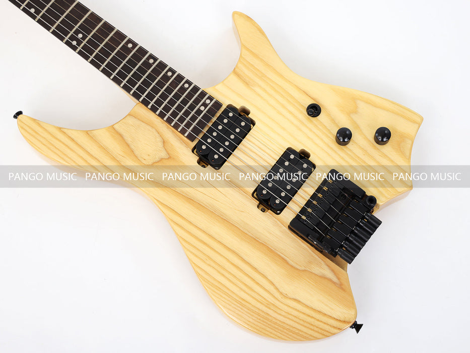 PANGO MUSIC Ash Body Headless Electric Guitar (PWT-719S)