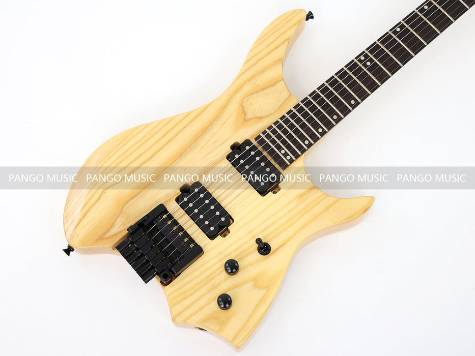 PANGO MUSIC Ash Body Headless Electric Guitar (PWT-719S)