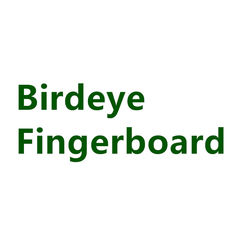 Custom Birdseye Maple Fingerboard