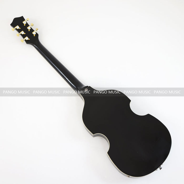 PANGO MUSIC Black Violin Style Electric Guitar (GKS-069)