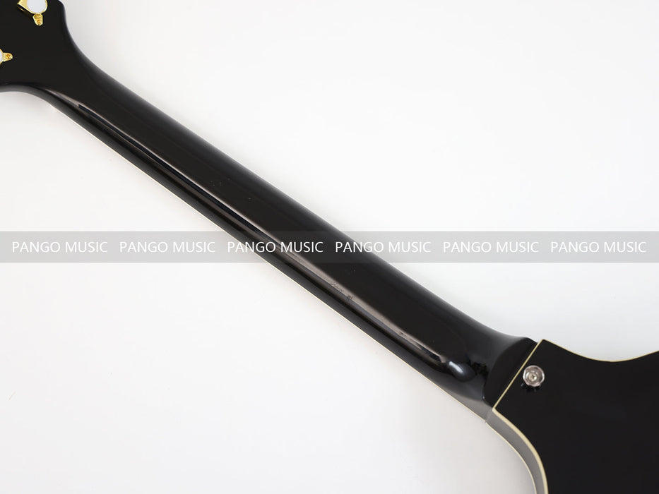 PANGO MUSIC Black Violin Style Electric Guitar (GKS-069)