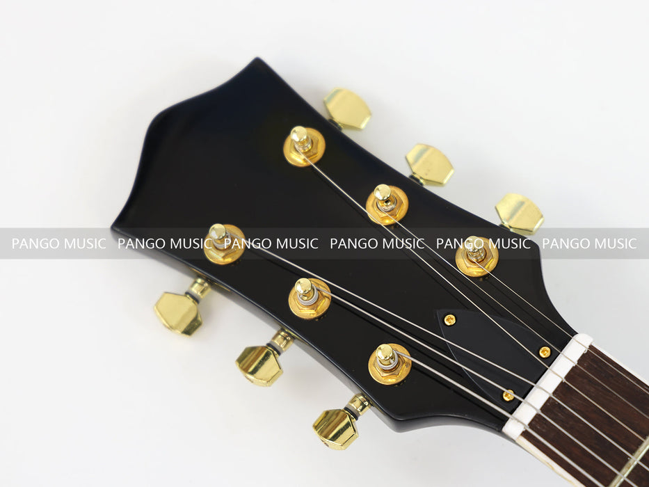 PANGO MUSIC Black Violin Style Electric Guitar (GKS-069)