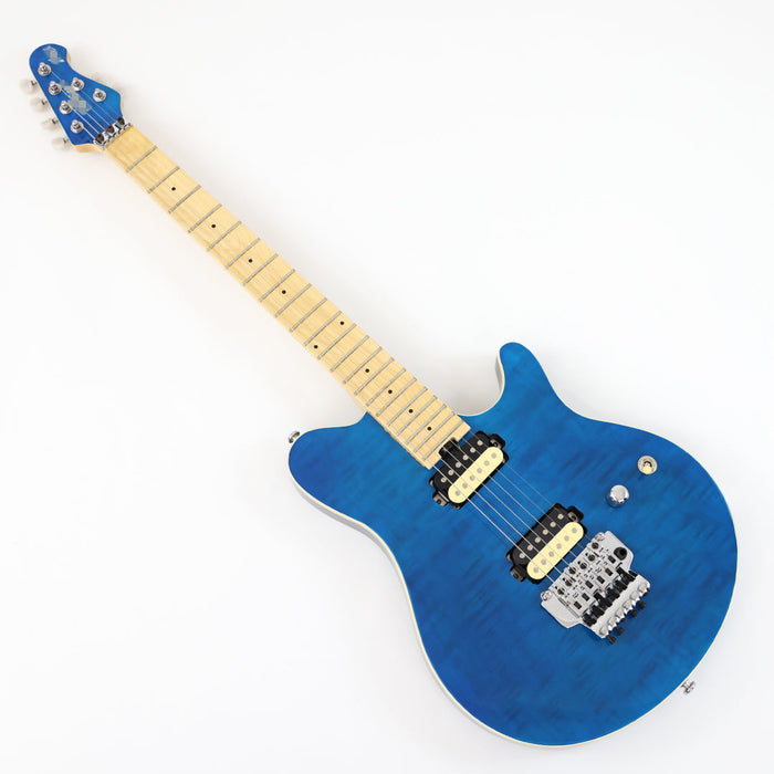 PANGO MUSIC Blue Electric Guitar with Flamed Maple Top (GKS-102)