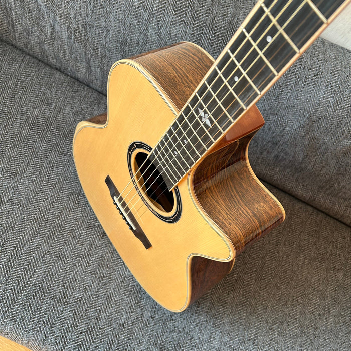 41 Inch GA Cutaway Acoustic Guitar with LED EQ (CD806)