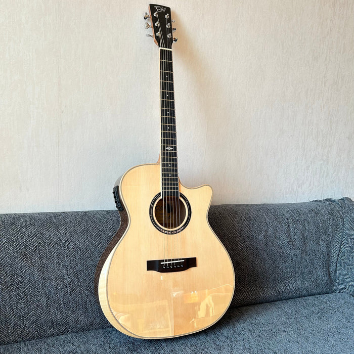 41 Inch GA Cutaway Acoustic Guitar with LED EQ (CD806)