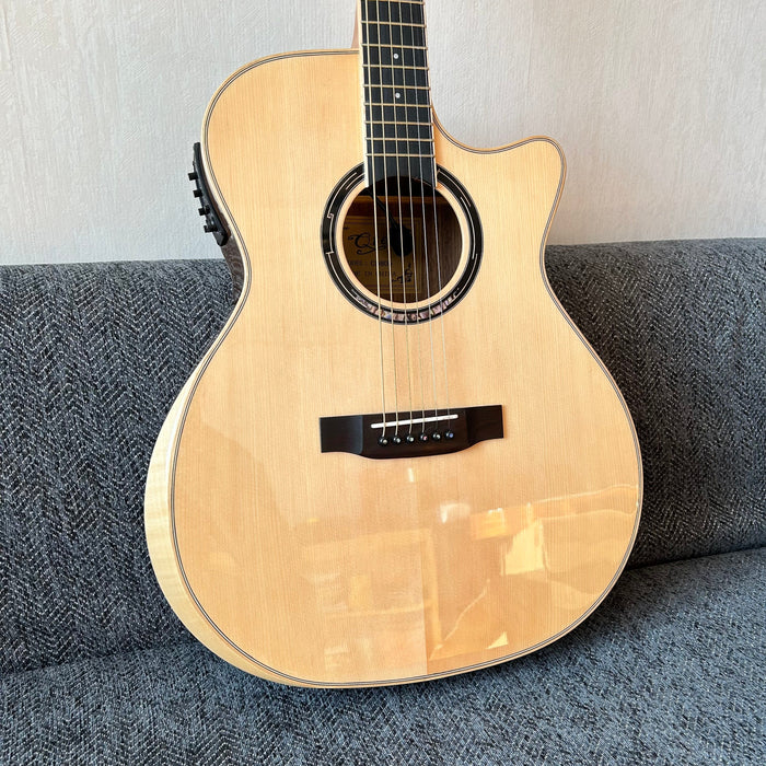 41 Inch GA Cutaway Acoustic Guitar with LED EQ (CD806)