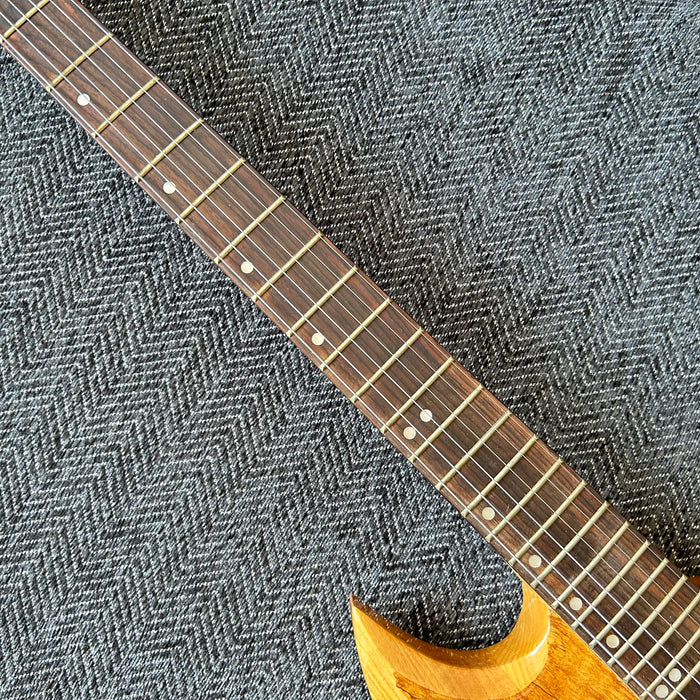 PANGO Music Electric Guitar with Spalted Maple Top (ABG-126)