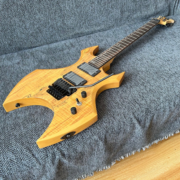 PANGO Music Electric Guitar with Spalted Maple Top (ABG-126)