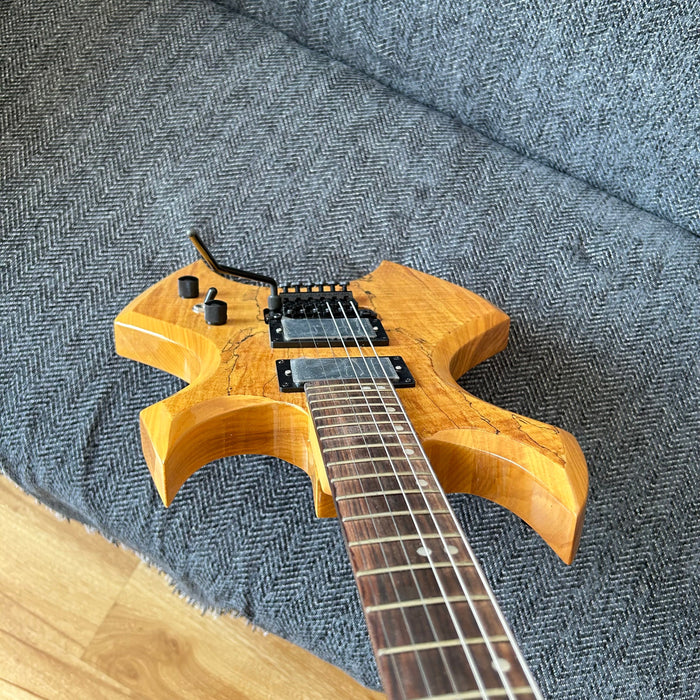 PANGO Music Electric Guitar with Spalted Maple Top (ABG-126)