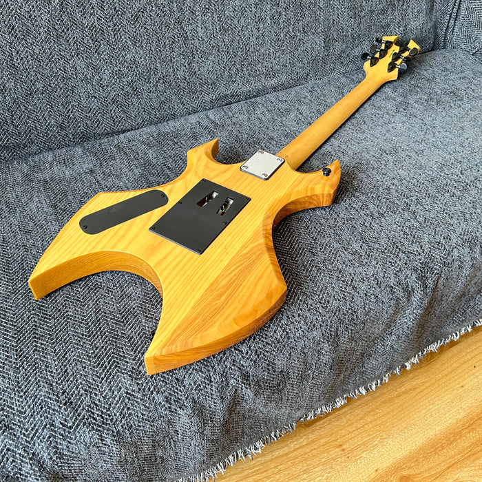 PANGO Music Electric Guitar with Spalted Maple Top (ABG-126)