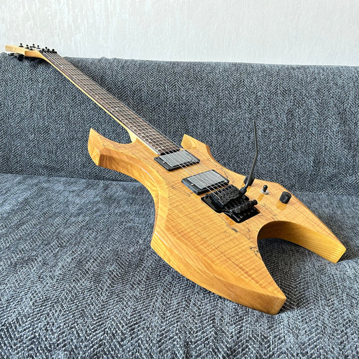 PANGO Music Electric Guitar with Spalted Maple Top (ABG-126)