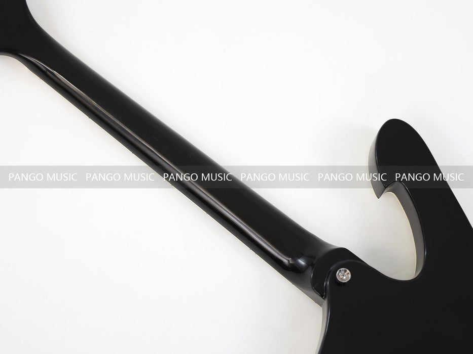 PANGO MUSIC Left Hand Electric Guitar with Cracked Mirror Top (GKS-084)