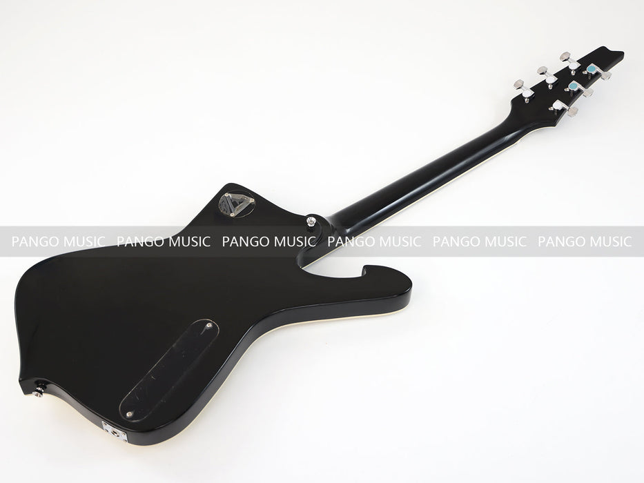 PANGO MUSIC Left Hand Electric Guitar with Cracked Mirror Top (GKS-084)