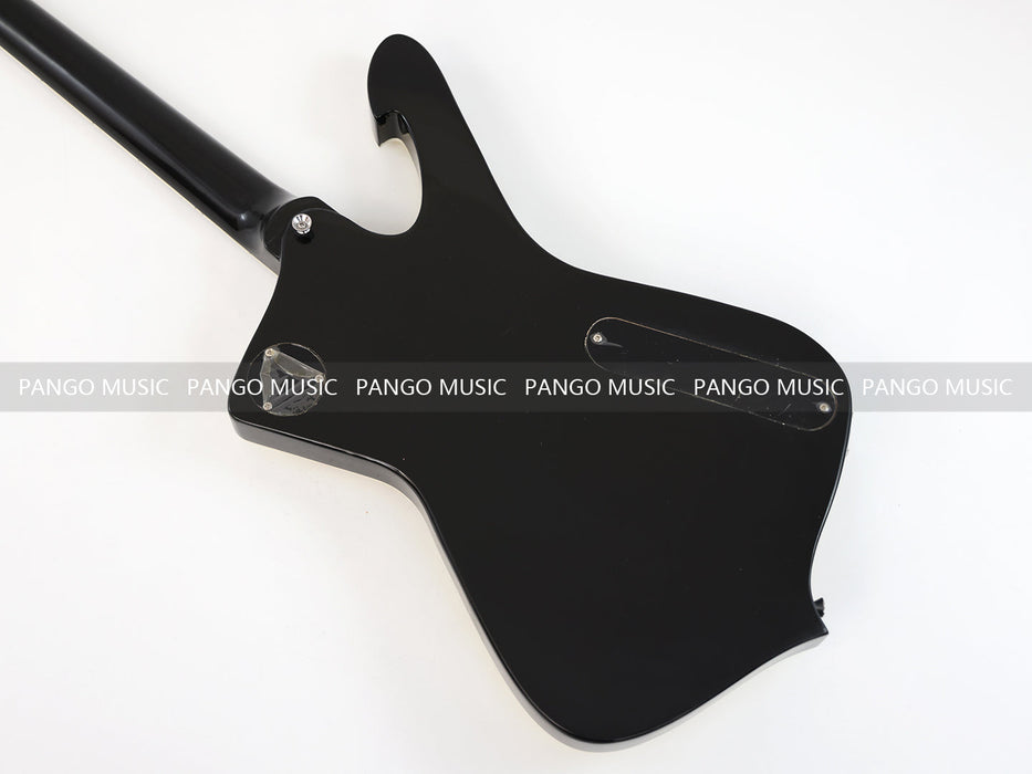 PANGO MUSIC Left Hand Electric Guitar with Cracked Mirror Top (GKS-084)