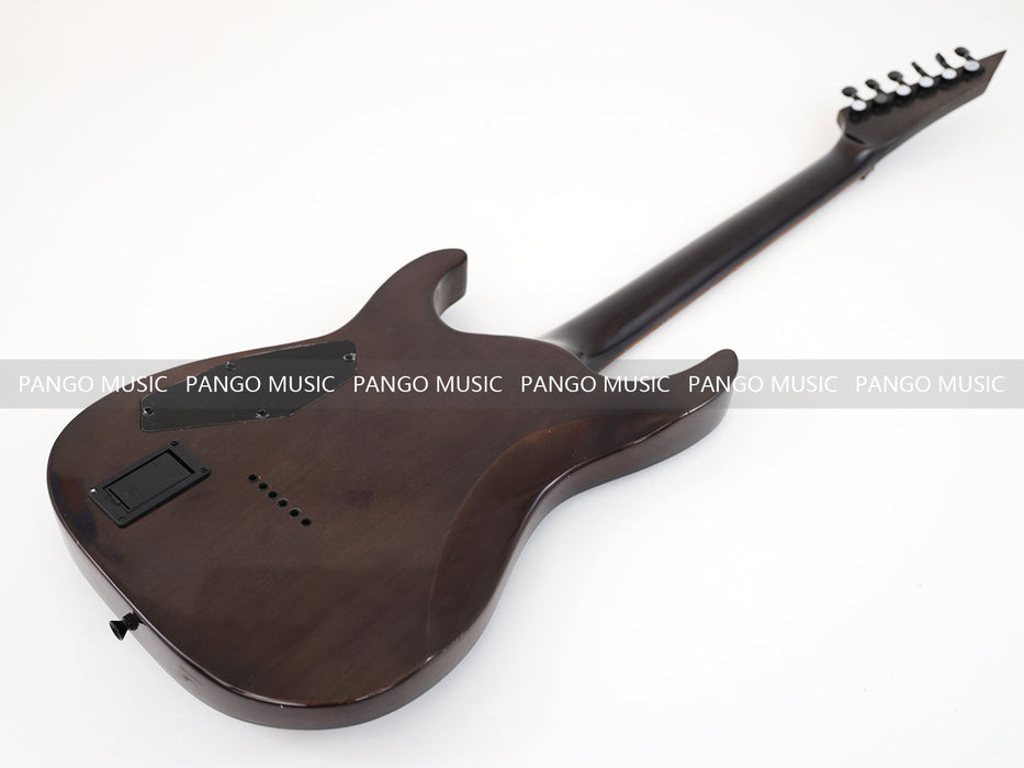 PPEQ Reverse Headstock Electric Guitar with Flamed Maple Top (GKS-075)