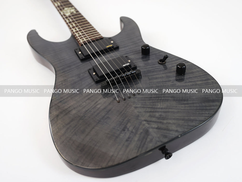 PPEQ Reverse Headstock Electric Guitar with Flamed Maple Top (GKS-075)