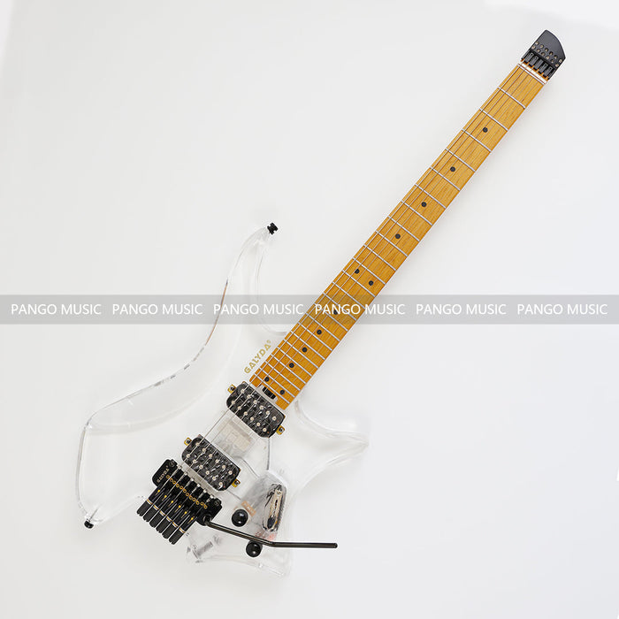 PANGO MUSIC Headless Acrylic Body Electric Guitar (PTH-090S)