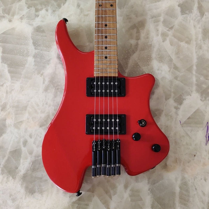 PANGO Music Headless Style Red Electric Guitar (PWT-065)