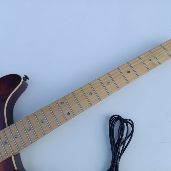 Headless Electric Guitar with Double F Holes (PWT-1902)