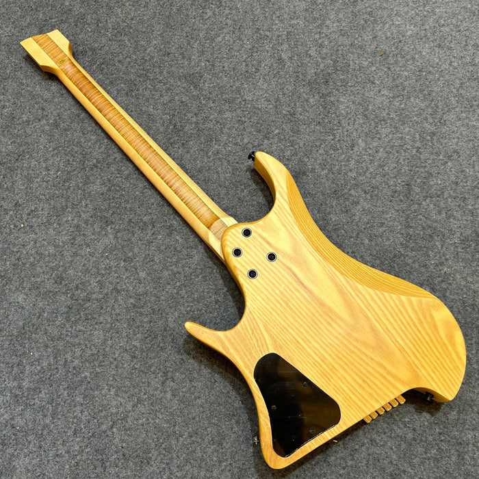 Headless Fan Frets Ash Body Electric Guitar (YMZ-232)