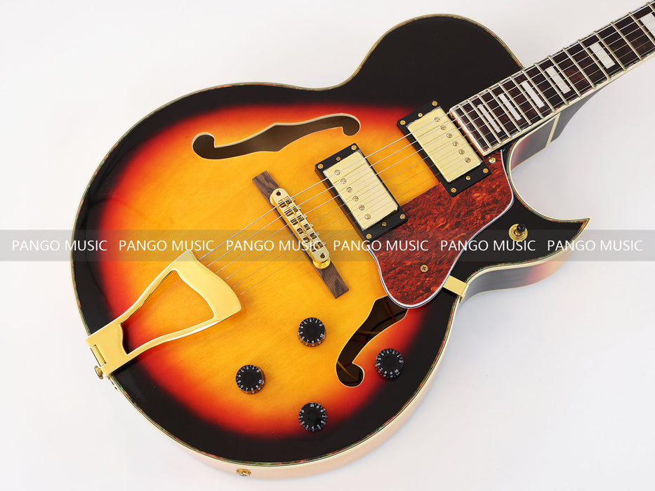 PANGO MUSIC Hollow Body Sunburst Electric Guitar (GKS-090)