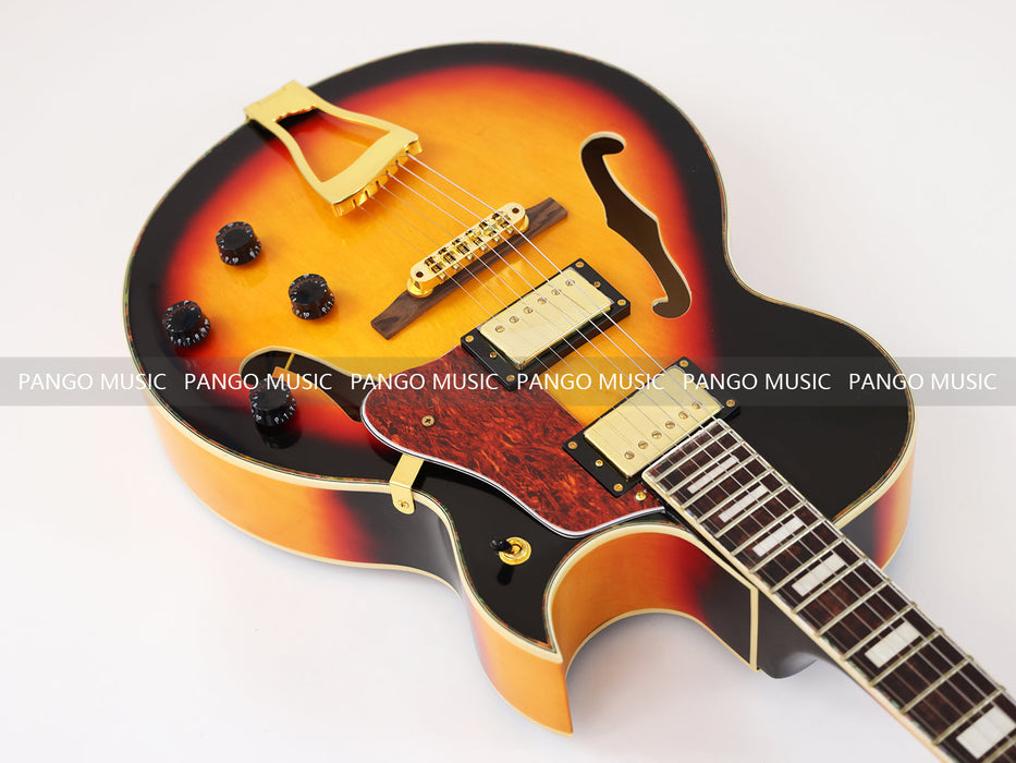 PANGO MUSIC Hollow Body Sunburst Electric Guitar (GKS-090)