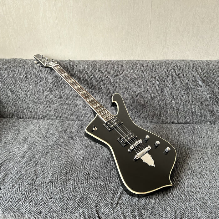 PANGO MUSIC Iceman Style All Black Electric Guitar (GKS-019)