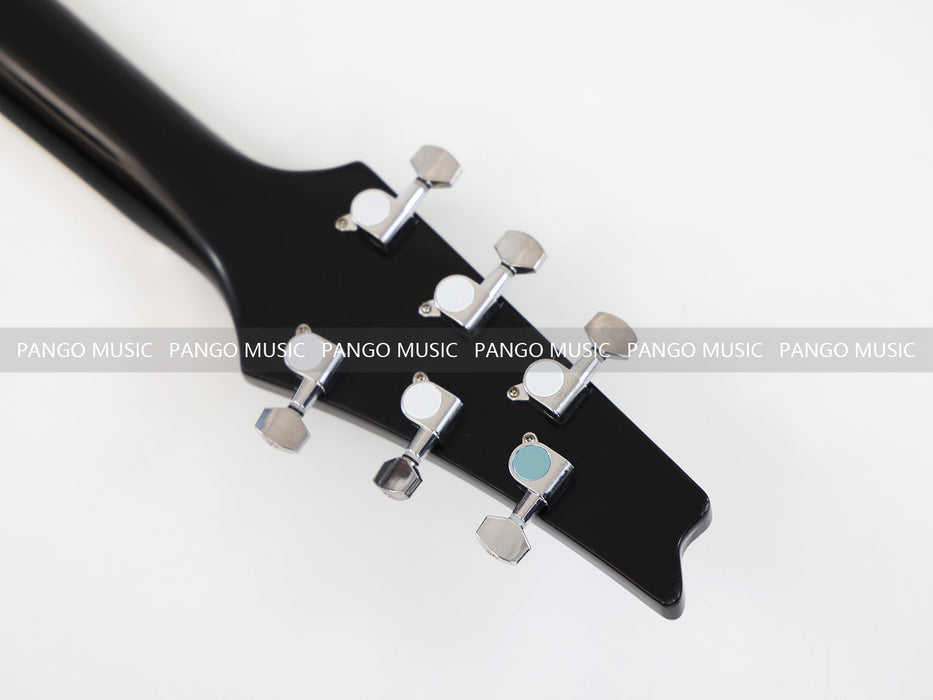 PANGO MUSIC Left Hand Electric Guitar with Cracked Mirror Top (GKS-028)